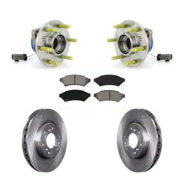 Front Hub Bearing Brake Rotor Pad Kit For Pontiac Montana Chevrolet Uplander Buick Saturn KBB-105654
