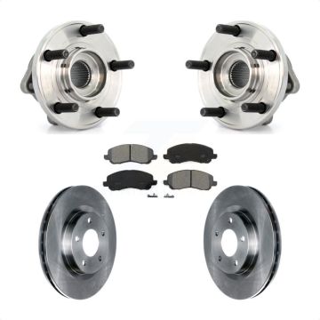 Front Hub Bearing Disc Brake Rotor Pad Kit For Chrysler 200 Dodge Avenger Sebring Caliber KBB-105693