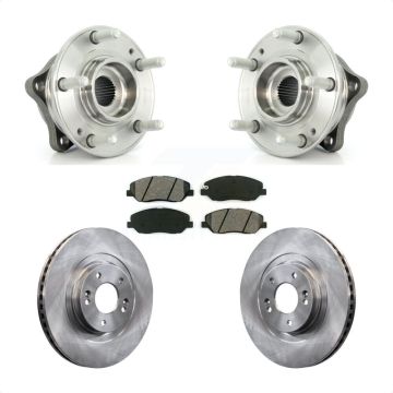 Front Hub Bearing Assembly Disc Brake Rotors And Pads Kit For Hyundai Santa Fe XL 3.3L KBB-105701