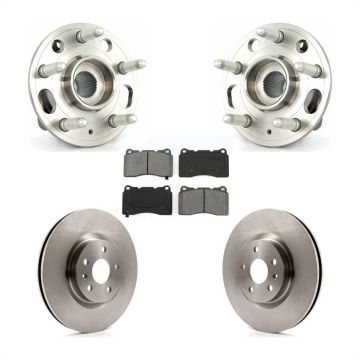 Front Hub Bearing Assembly Disc Brake Rotors And Pads Kit For Buick Regal Cadillac XTS KBB-105739