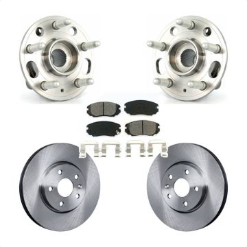 Front Hub Bearing Disc Brake Rotor Pad Kit For Chevrolet Equinox GMC Terrain Buick Impala KBB-105743