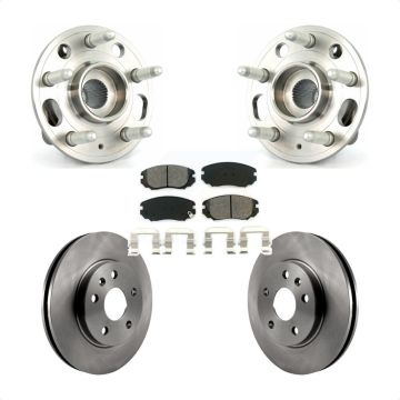 Front Hub Bearing Brake Rotor & Pad Kit For Chevrolet Buick Malibu Regal LaCrosse Limited KBB-105745