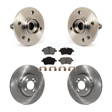 Front Hub Bearing Assembly Disc Brake Rotors And Semi-Metallic Pads Kit For Mini Cooper KBB-105774