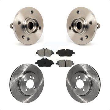 Front Hub Bearing Assembly Disc Brake Rotors And Semi-Metallic Pads Kit For Mini Cooper KBB-105775