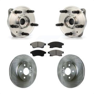 Front Hub Bearing Assembly Disc Brake Rotors And Pads Kit For Chevrolet Cruze Limited KBB-105781
