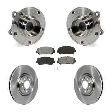 Front Hub Bearing Brake Rotor & Pads Kit For Chrysler 200 With 330mm Diameter KBB-105827