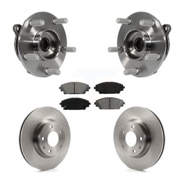 Front Hub Bearing Assembly Disc Brake Rotors And Pads Kit For Mazda 3 CX-3 Sport KBB-105831