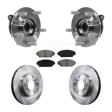Front Hub Bearing Assembly Disc Brake Rotors And Pads Kit For Mazda 3 CX-3 Sport KBB-105833