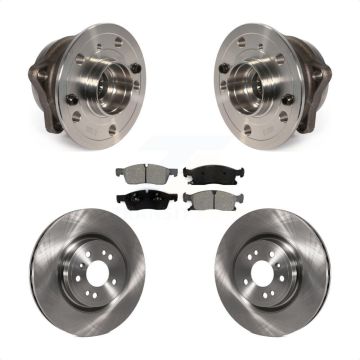 Front Hub Bearing Disc Brake Rotor & Pad Kit For Mercedes-Benz ML350 GLE350 ML250 GLE300d KBB-105837