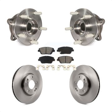 Front Hub Bearing Brake Rotor Pad Kit For Hyundai Sonata FULL HYBRID EV-GAS (FHEV) engine KBB-105847