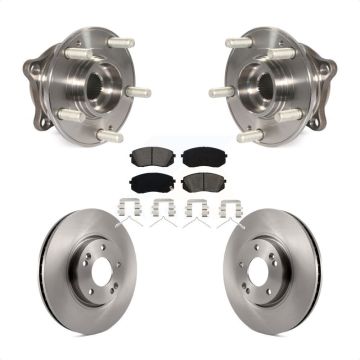 Front Hub Bearing Brake Rotor Pad Kit For Hyundai Sonata FULL HYBRID EV-GAS (FHEV) engine KBB-105848