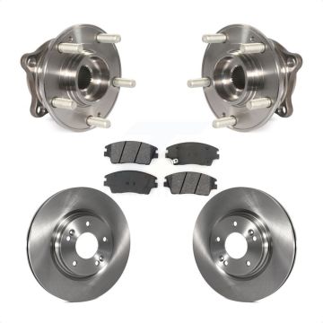 Front Hub Bearing Assembly Disc Brake Rotors And Pads Kit For Hyundai Tucson Kia Sportage KBB-105853
