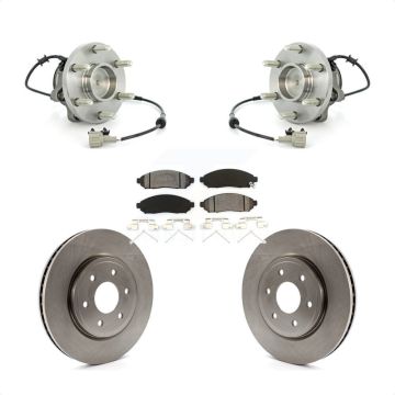 Front Hub Bearing Disc Brake Rotor & Pad Kit For Nissan Frontier Pathfinder Xterra Suzuki KBB-105930