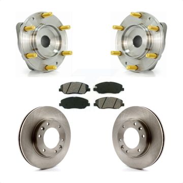 Front Hub Bearing Assembly Disc Brake Rotor And Pads Kit For Kia Sedona Hyundai Entourage KBB-105965