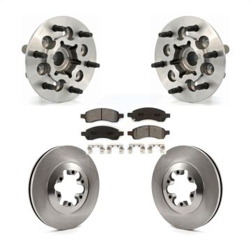 Front Hub Bearing Assembly Disc Brake Rotor And Pad Kit For Chevrolet Colorado GMC Canyon KBB-105994