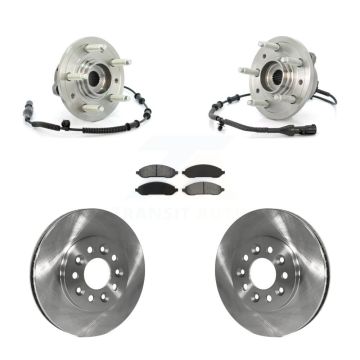 Front Hub Bearing Disc Brake Rotor & Pad Kit For 2004-2007 Ford Freestar Mercury Monterey KBB-106035