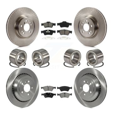 Front Rear Bearing Brake Rotor & Pad Kit (10Pc) For Mercedes-Benz GL350 GL320 GL450 GL550 KBB-106882