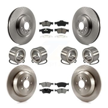 Front Rear Bearing Brake Rotor & Pads Kit (10Pc) For Mercedes-Benz ML350 ML320 ML500 R350 KBB-106887