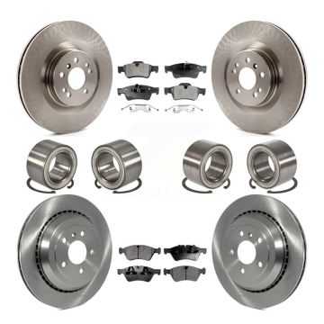 Front Rear Bearing Brake Rotor & Pad Kit (10Pc) For Mercedes-Benz GL350 GL320 GL450 GL550 KBB-107300