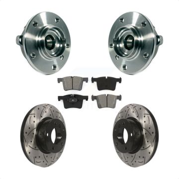 Front Hub Bearing Drill Slot Brake Rotor Pads Kit For BMW 328i xDrive 320i 228i 428i Gran KBB-113609