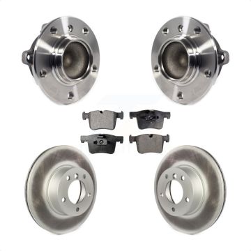 Front Hub Bearing Coated Brake Rotor Pads Kit For BMW 328i 320i 228i 428i 230i Gran Coupe KBB-113749
