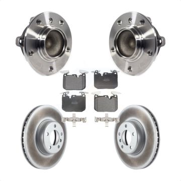 Front Hub Bearing Coat Brake Rotor Pads Kit For BMW 335i 328i 228i 435i M240i 230i 340i 3 KBB-113752