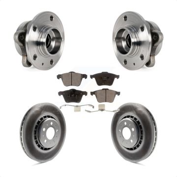 Front Hub Bearing Coat Brake Rotor Pad Kit For Volvo XC90 With 336mm Diameter KBB-113781