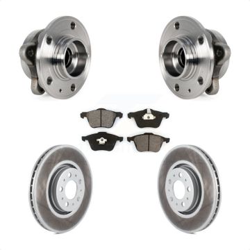 Front Hub Bearing Coat Brake Rotor Pad Kit For Volvo XC90 With 316mm Diameter KBB-113889