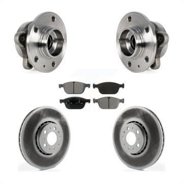 Front Hub Bearing Coat Brake Rotor Pad Kit For Volvo XC90 With 328mm Diameter KBB-113891