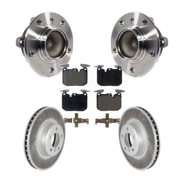 Front Hub Bearing Coat Brake Rotor Pads Kit For BMW 335i 328i 228i 435i M240i 230i 340i 3 KBB-113972