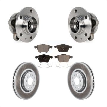 Front Hub Bearing Coat Brake Rotor Pad Kit For Volvo XC90 With 316mm Diameter KBB-113998