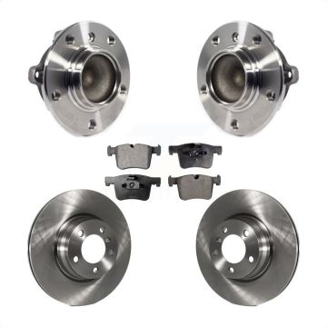 Front Hub Bearing Brake Rotor & Pad Kit For BMW 328i 330e With 330mm Diameter KBB-114050