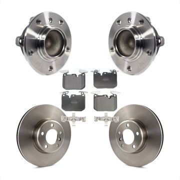 Front Hub Bearing Brake Rotor Pads Kit For BMW 335i 328i 228i 435i M240i 230i 340i 440i 3 KBB-114052