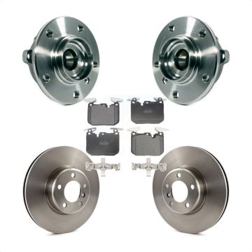 Front Hub Bearing Brake Rotor Pads Kit For BMW 328i xDrive 320i 228i 435i Gran Coupe 340i KBB-114056