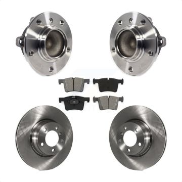 Front Hub Bearing Brake Rotor & Pad Kit For BMW 328i 330e With 330mm Diameter KBB-114094