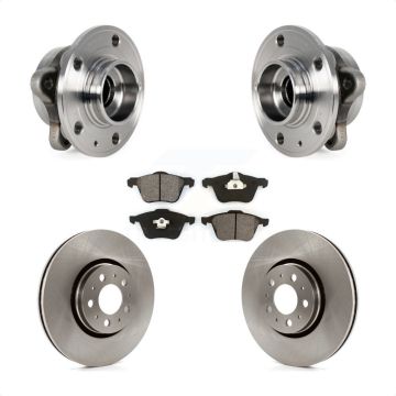 Front Hub Bearing Disc Brake Rotor Pad Kit For Volvo XC90 With 316mm Diameter KBB-114111