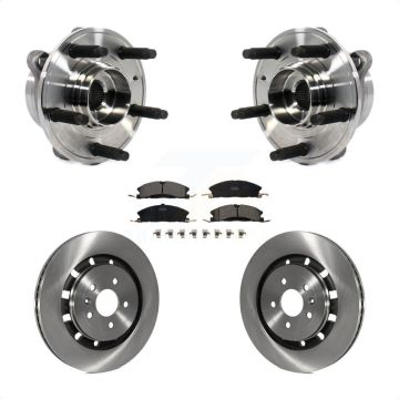 Front Hub Bearing Brake Rotor & Pads Kit For Ford Taurus Police Interceptor Sedan Special KBB-114127