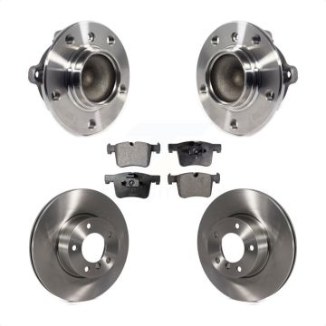 Front Hub Bearing Brake Rotor & Pads Kit For BMW 328i 320i 228i 428i 230i Gran Coupe 328d KBB-114128