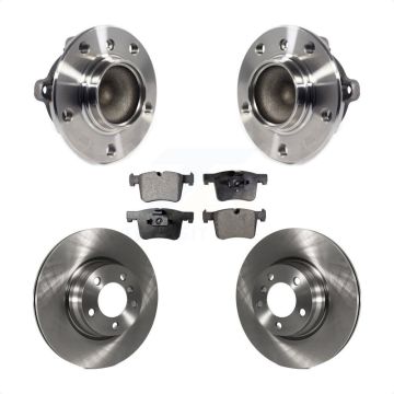 Front Hub Bearing Brake Rotor & Pad Kit For BMW 328i 330e With 330mm Diameter KBB-114129
