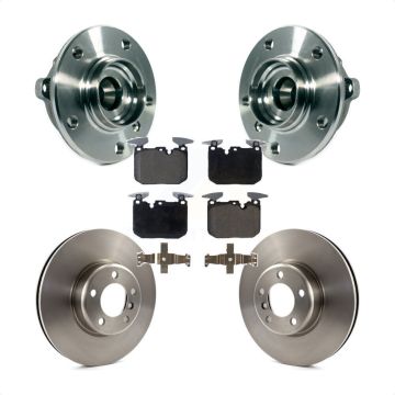 Front Hub Bearing Brake Rotor Pads Kit For BMW 328i xDrive 320i 228i 435i Gran Coupe 340i KBB-114135
