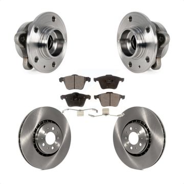 Front Hub Bearing Disc Brake Rotor Pad Kit For Volvo XC90 With 336mm Diameter KBB-114156
