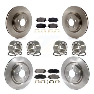 Front Rear Bearing Disc Brake Rotor & Pad Kit (10Pc) For Land Rover Range Sport Discovery KBB-114188