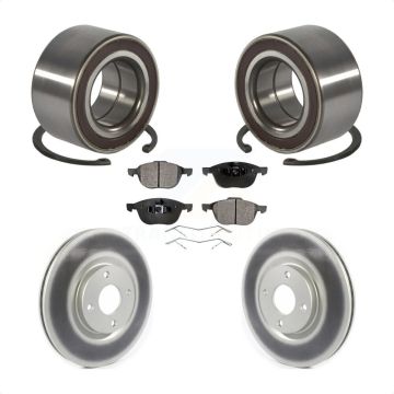 Front Wheel Bearing Coated Disc Brake Rotors And Pads Kit For 2018-2022 Ford EcoSport KBB-114295