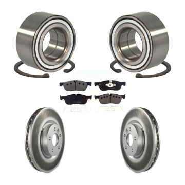 Front Wheel Bearing Coat Brake Rotor Pads Kit For Land Rover Discovery Sport Range Evoque KBB-114299