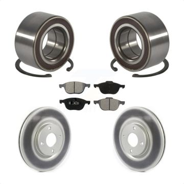 Front Wheel Bearing Coated Disc Brake Rotors And Pads Kit For 2018-2022 Ford EcoSport KBB-114328