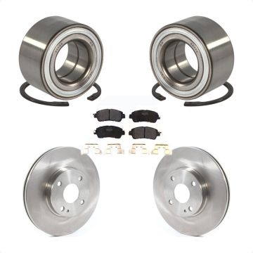 Front Wheel Bearing Disc Brake Rotors And Semi-Metallic Pads Kit For Toyota Yaris iA KBB-114379