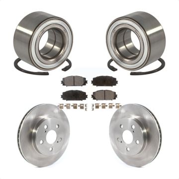 Front Wheel Bearing Disc Brake Rotors And Pads Kit For Toyota Prius Prime AWD-e KBB-114380