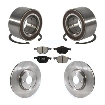 Front Wheel Bearing Disc Brake Rotors And Pads Kit For 2018-2022 Ford EcoSport KBB-114387
