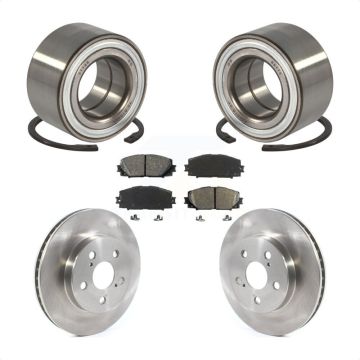 Front Wheel Bearing Disc Brake Rotors And Pads Kit For Toyota Prius Prime AWD-e KBB-114391