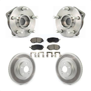 Front Hub Bearing Coat Brake Rotor Pads Kit For Subaru Impreza Forester Outback XV Legacy KBB-114630
